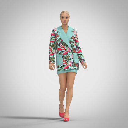 ПИДЖАК ЖЕНСКИЙ, ВЫКРОЙКА DRAWNDRESS № 100005