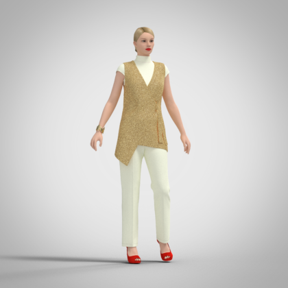 ЖЕНСКИЙ ЖИЛЕТ, ВЫКРОЙКА DRAWNDRESS № 100016