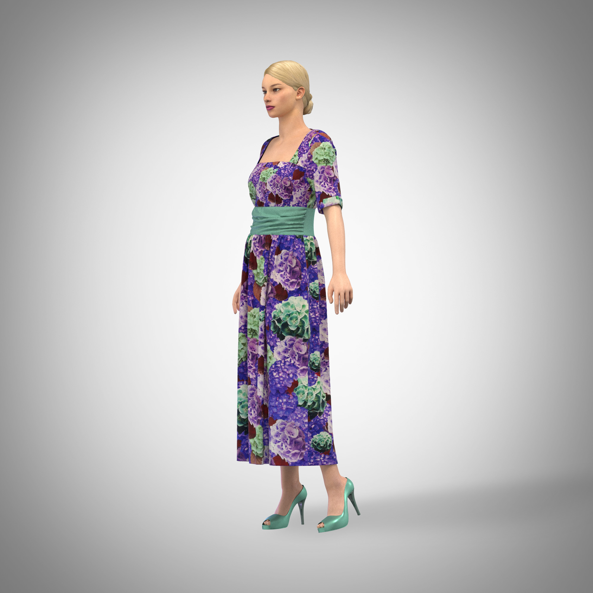 WOMEN'S DRESS, PATTERN # 200230 — изображение 2