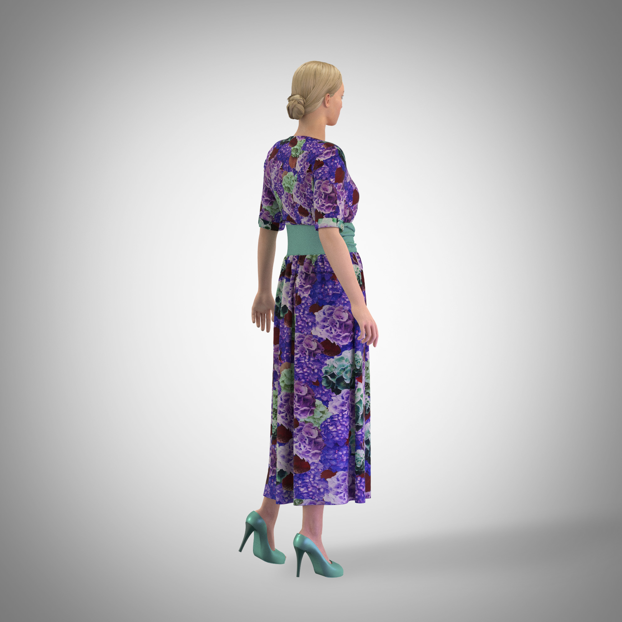 WOMEN'S DRESS, PATTERN # 200230 — изображение 3