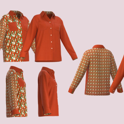 ЖЕНСКАЯ БЛУЗКА, ВЫКРОЙКА DRAWNDRESS № 300051