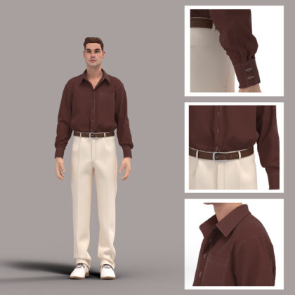 MEN'S SHIRT, PATTERN # 300053