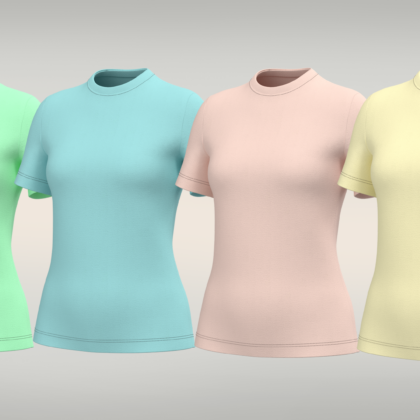 WOMEN'S T-SHIRT, PATTERN # 700003