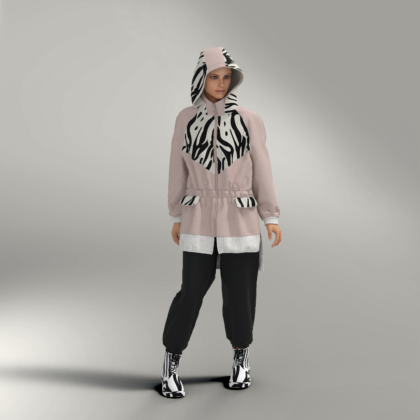 ЖЕНСКАЯ ТОЛСТОВКА, ВЫКРОЙКА DRAWNDRESS № 700015