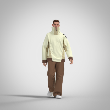 МУЖСКОЙ ХУДИ, ВЫКРОЙКА DRAWNDRESS № 700027