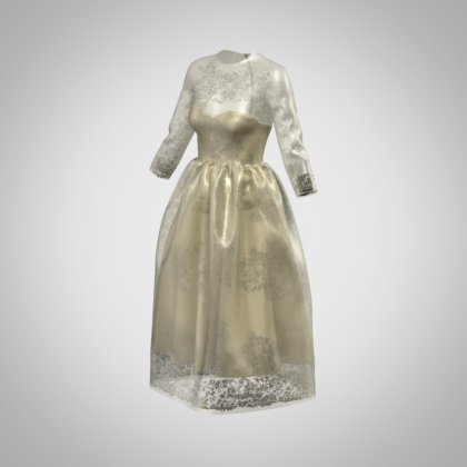 ЖЕНСКОЕ ПЛАТЬЕ, ВЫКРОЙКА DRAWNDRESS № 200229