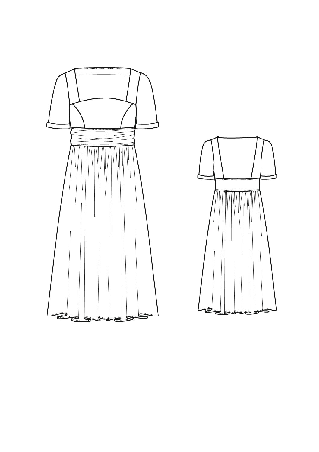 WOMEN'S DRESS, PATTERN # 200230 — изображение 5